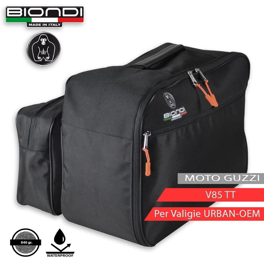 Biondi Borsa Interna + Beauty per Valigia Laterale Moto Guzzi V85 TT