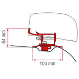 Fiamma Adattatore tendalino F40 per veicoli Stellantis PSA 260 cm