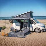 Fiamma Tenda F45s 260 cm nera per VW T5/T6/T6.1 California, staffe incluse