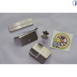 Di-Tec Kit antieffrazione Small per finestre a compasso in acciaio inox