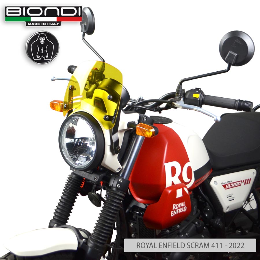 Biondi Cupolino Caffè Royal Enfield Scram 411 2022 Giallo - MPN 8010443