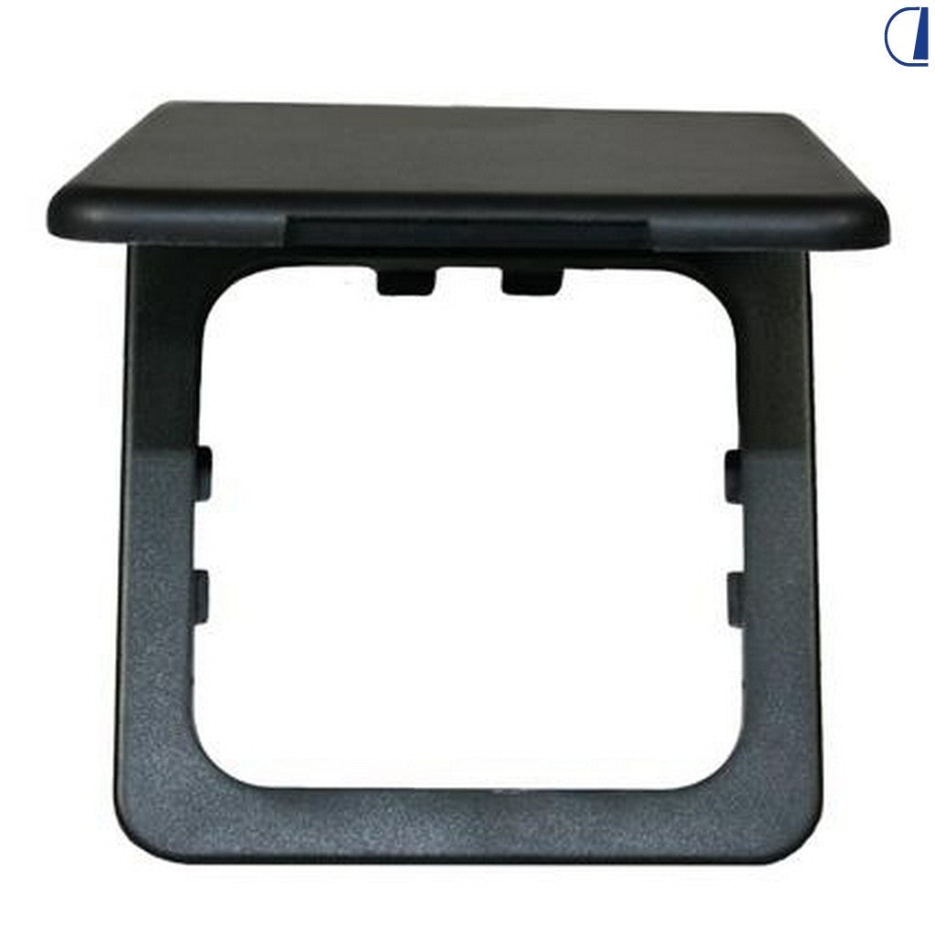 Di-Tec Coperchio incernierato opale nero per presa C-Line camper e roulotte