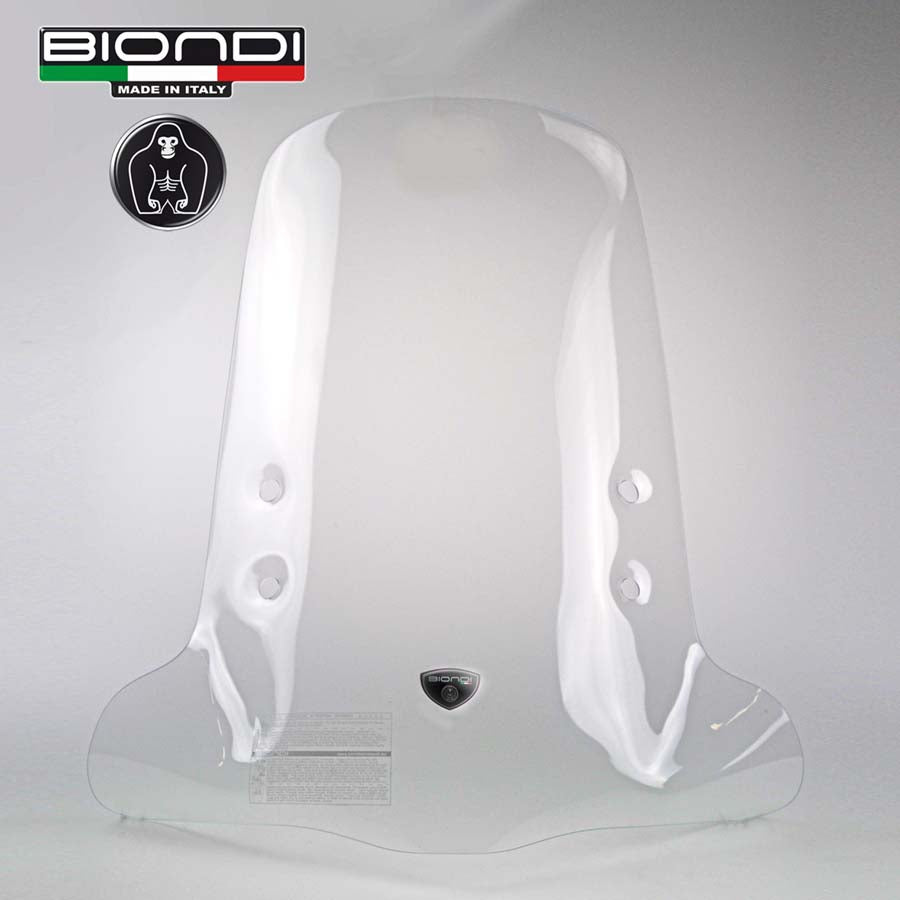 Biondi Parabrezza Z Trasparente Suzuki UE 125/150 cc 2002 con Attacchi