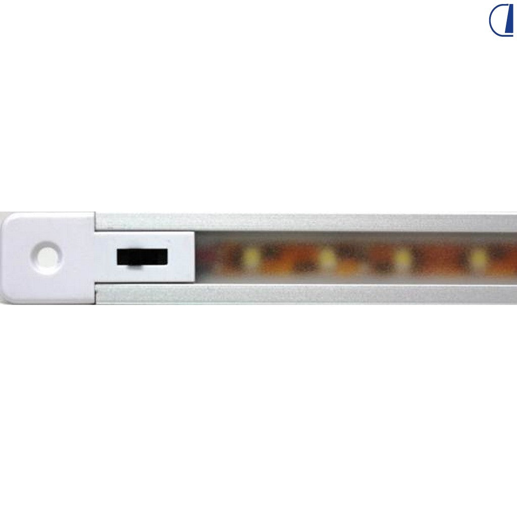 Barra LED da incasso in alluminio per camper