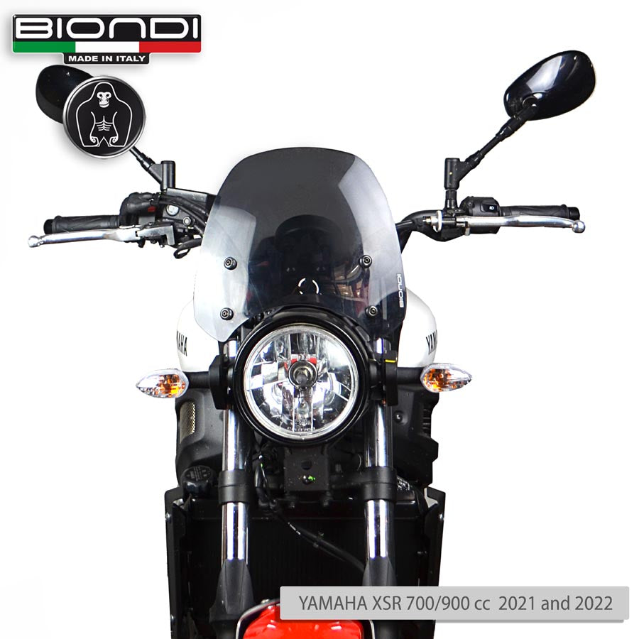 Biondi Cupolino Sport Fumè Scuro Yamaha XSR 700/900 2021 - Kit Incluso