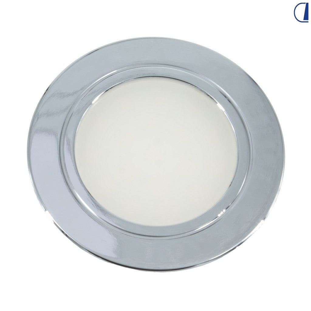 Spot da incasso LED dimmabile 1,5 W 18 LED cromato 4000 K Ø foro 52 mm