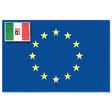 Erregrafica Bandiera Adesiva Europa Cm 20X30 5252158 NAUTICA