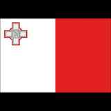 Adria Flags Malta Nation Flag 20X30 cm NAUTICAL