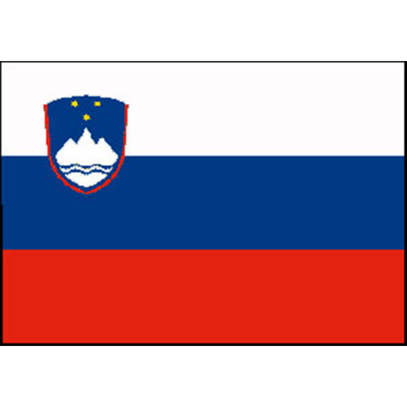 Bandera de Eslovenia de Adria Flags 20x30 cm Náutica