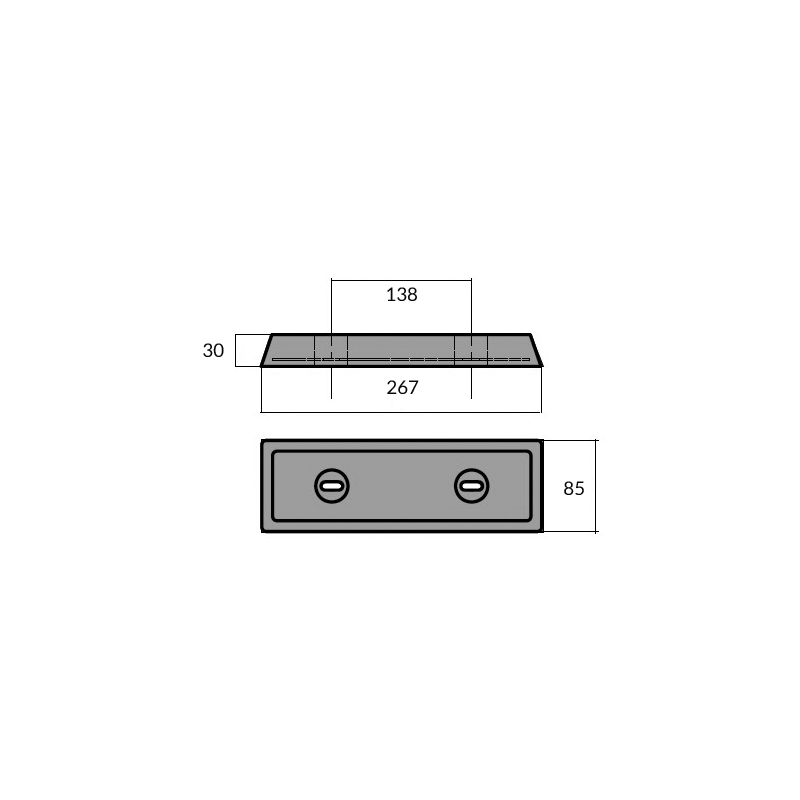 Tecnoseal Barra Ips In Alluminio 00739AL