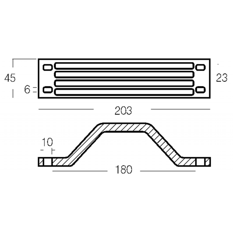 Enrico Polipodio Barra 115/350 Hp In Zinco 01112 Anodi Yamaha - Mariner