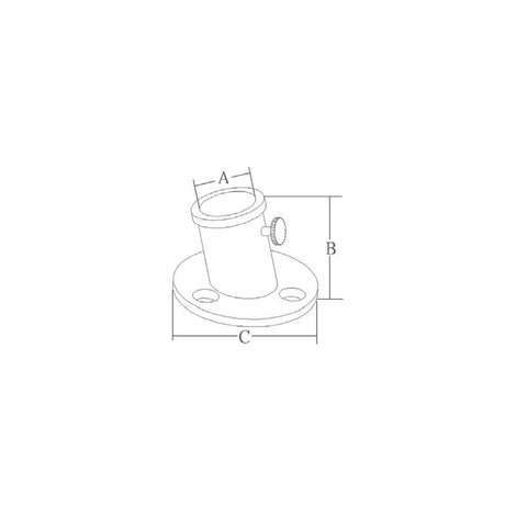 Marine Town Nautica Base Inox Per Aste Bandiera 8810217