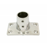 FNI Base Rettangolare Inox 90 Gradi Diametro mm 22 S5924-A0022