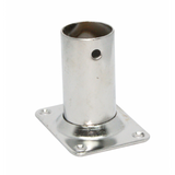 FNI Base Inox Rettangolare 90 Gradi Diametro mm 22 3242