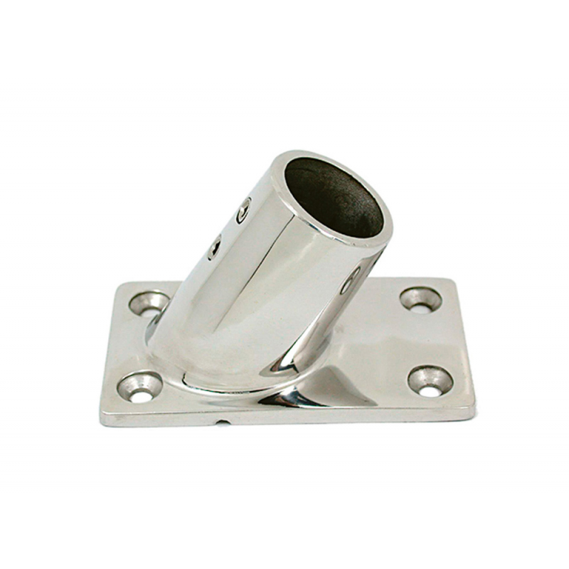 FNI Base Rettangolare Inox 60 Gradi Diametro mm 22 S0925-A0022