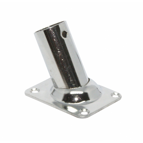 FNI Rechteckiger Edelstahlsockel 60 Grad Durchmesser 22 mm 3240