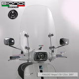 Biondi Parabrezza Club + Attacchi Oxygen Lepton Elettrico 2002