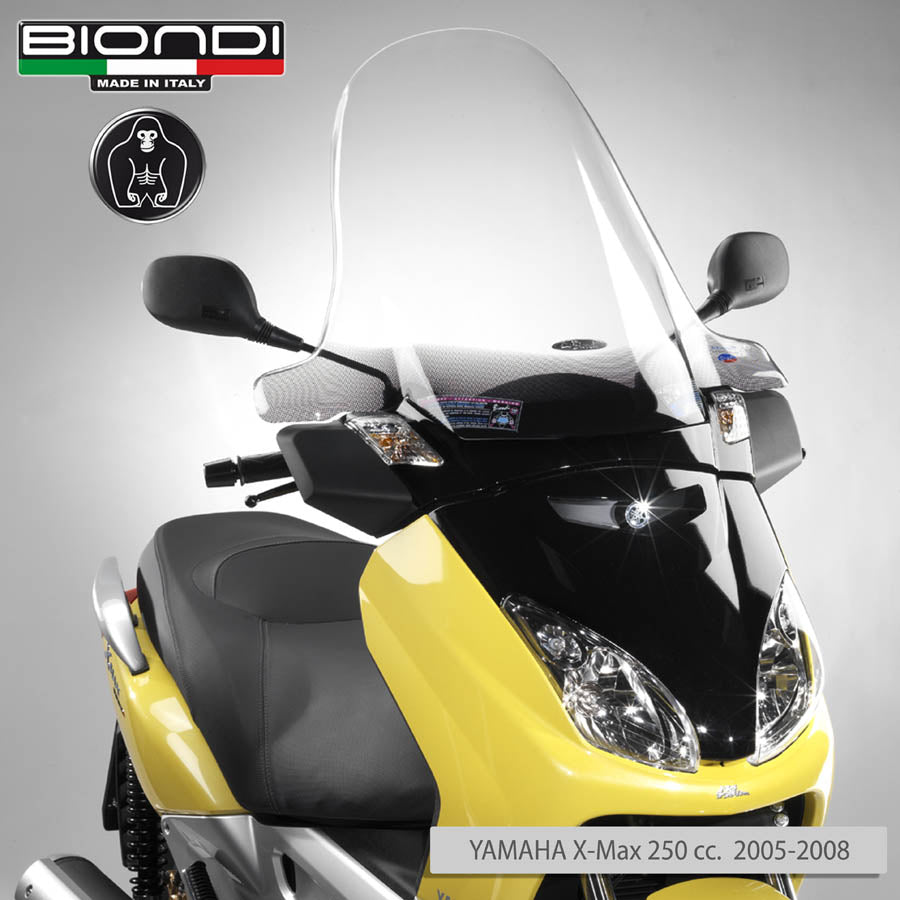 Biondi Club Parabrezza Trasparente Yamaha X-Max 125/250 2005-2008 - MPN 8061134