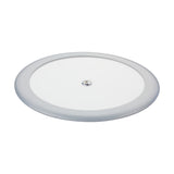 Pannello da incasso touch switch rotondo ultrasottile per camper, argento
