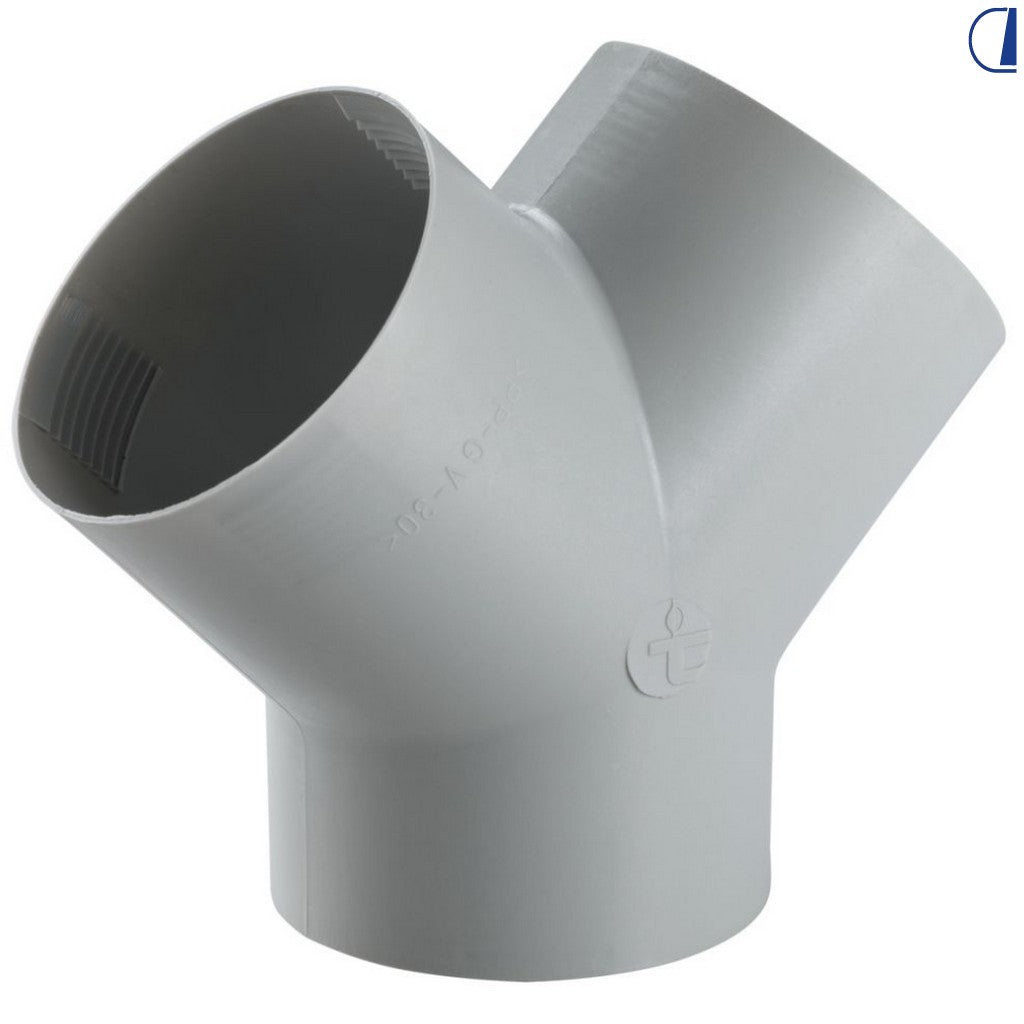 Raccordo a Y per tubi Ø 65 mm o Ø 72 mm per riscaldamento camper