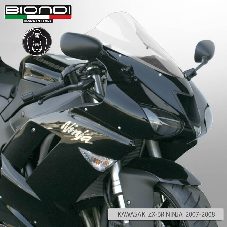 Biondi Cupolino Doppia Bolla Trasparente Linea Gust - Kawasaki ZX-10R / ZX-6R