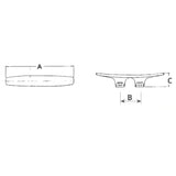 Bolardo de acero inoxidable FNI de 215 mm 03451000
