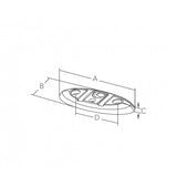 Marine Town Nautica 316 Edelstahl-Klappklampe 115 mm 9806464