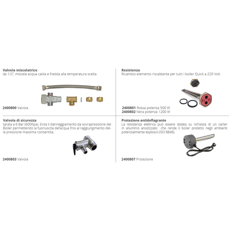 Quick Boiler B3 40 Lt con Scambiatore FLB34012S000A00