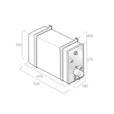 Quick Nautical Boiler Stainless Steel Boat Bx 16 Lt with Exchanger FLBX1612S000A00