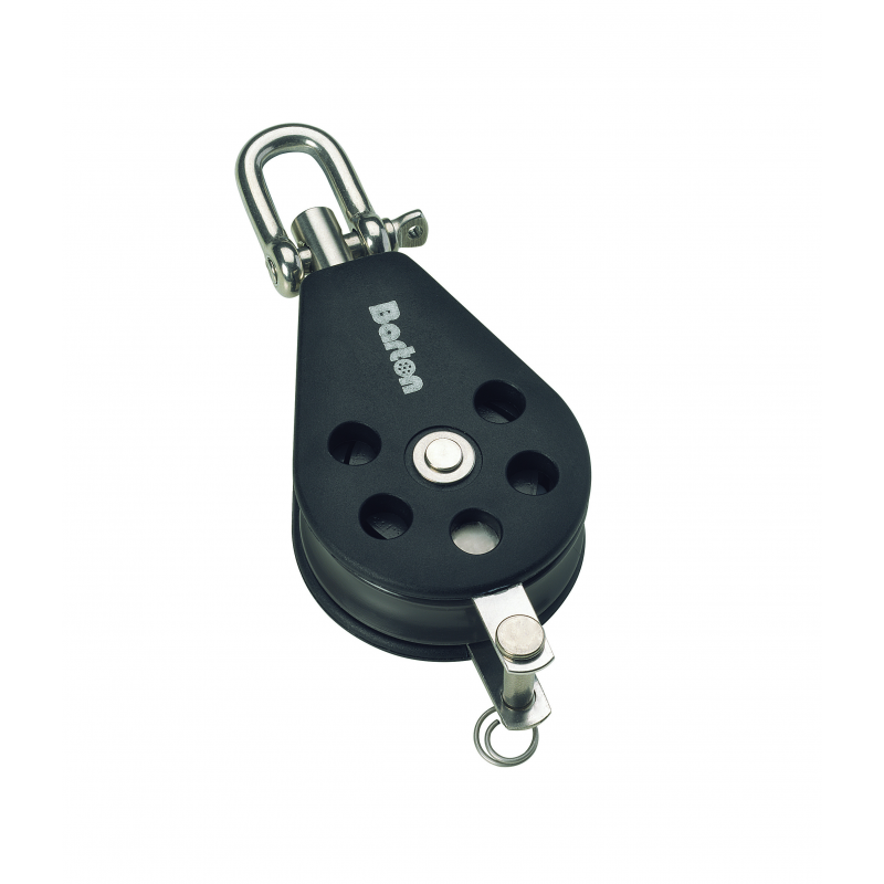 Barton Marine Einzeldrehblock mit Becket Durchmesser mm 8 N01131