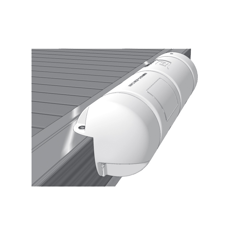 Parachoques Plastimo Recto Blanco Diámetro 25 X 90 cm 30102