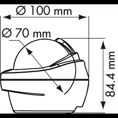 Plastimo Bussola Offshore 75 Nera Chiesuola 63861