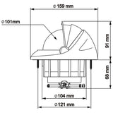 Plastimo Bussola Offshore 115 Nera 60991