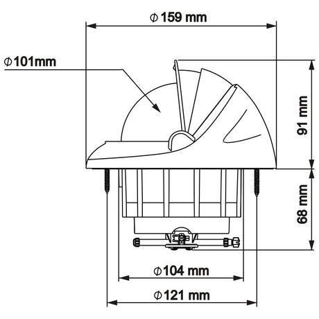 Plastimo Bussola Offshore 115 Nera 60991