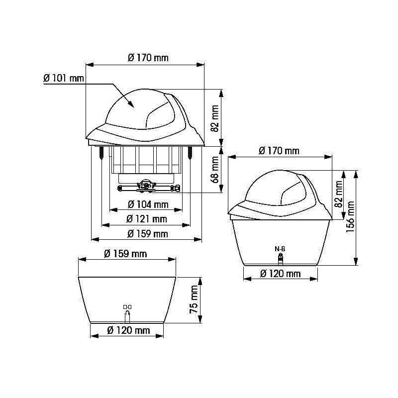 Plastimo Bussola Olimpic 115 Bianca 61205