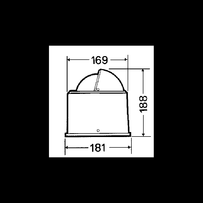 Riviera Kompass BW2 Teilung 5 Grad 62.00021.01