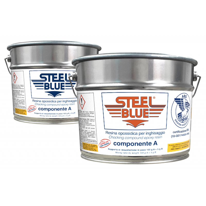 Cecchi C-System Steel Blue zweikomponentiges Epoxidharz 01150