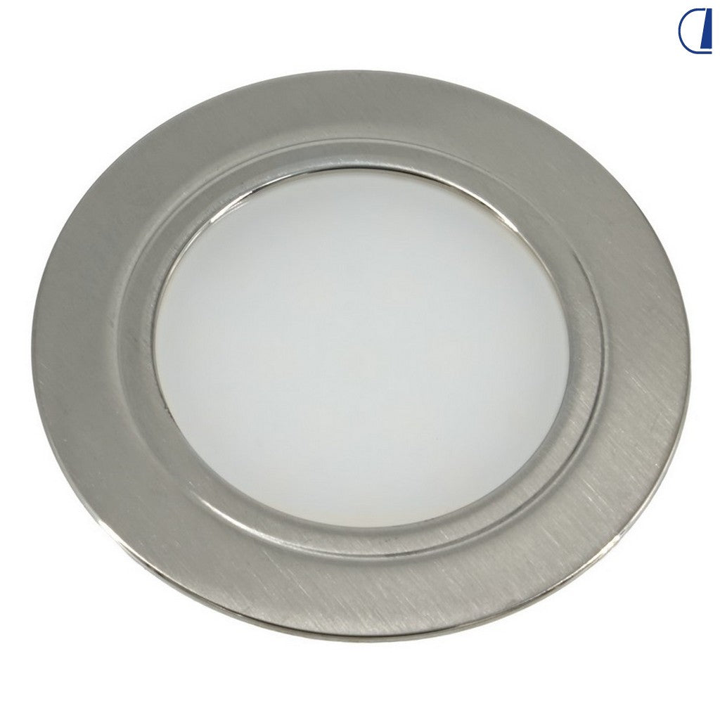 Faretto da incasso LED 1,5W 10 LED 4000K touch Ø 56 mm nickel satinato