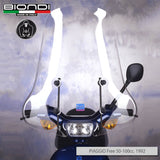Biondi Parabrezza Club Piaggio Free 50/100 cc 1992-2002 con Kit Attacchi