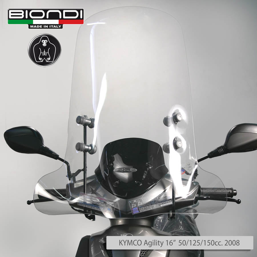 Biondi Parabrezza Club Schermo Trasparente per Scooter - MPN 8060953