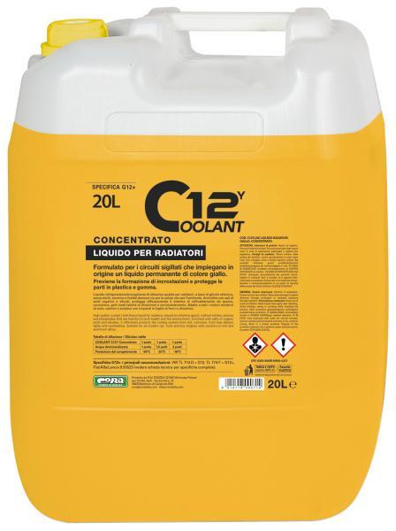 Cora Chimici Di Qualita Coolant 12Y giallo concentrato 20 L