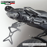 Biondi Portatarga Moto Regolabile Acciaio Nero Yamaha MT-09 Tracer 2015-2018