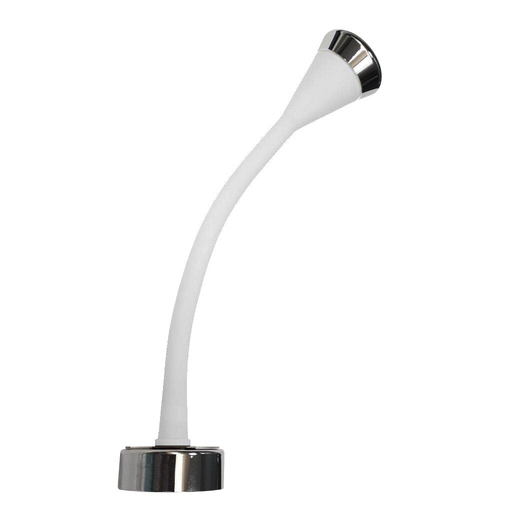 Lampada da lettura LED flessibile Flexi Soft Touch bianca con USB