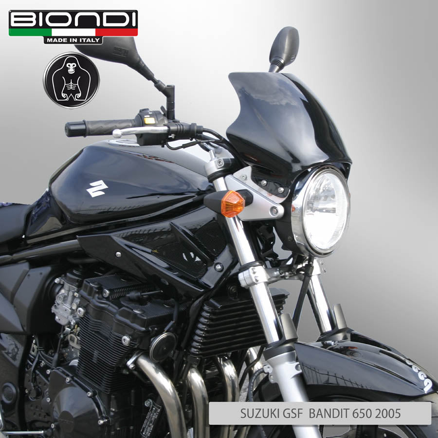 Biondi Cupolino Dark Nero per Moto Nude e Faro Tondo - MPN 8010036