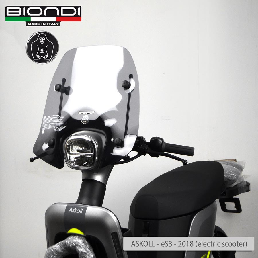 Biondi Little Club Cupolino Scooter Piaggio Liberty / Askoll eS - Fumé