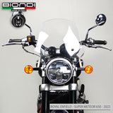 Biondi Cupolino Touring Trasparente Royal Enfield Meteor 350, Interceptor 650, Continental GT 650, Super Meteor 650