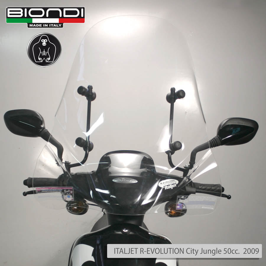 Biondi Parabrezza Pro STEED Cricket 125/150 cc 2008 con Kit Attacchi