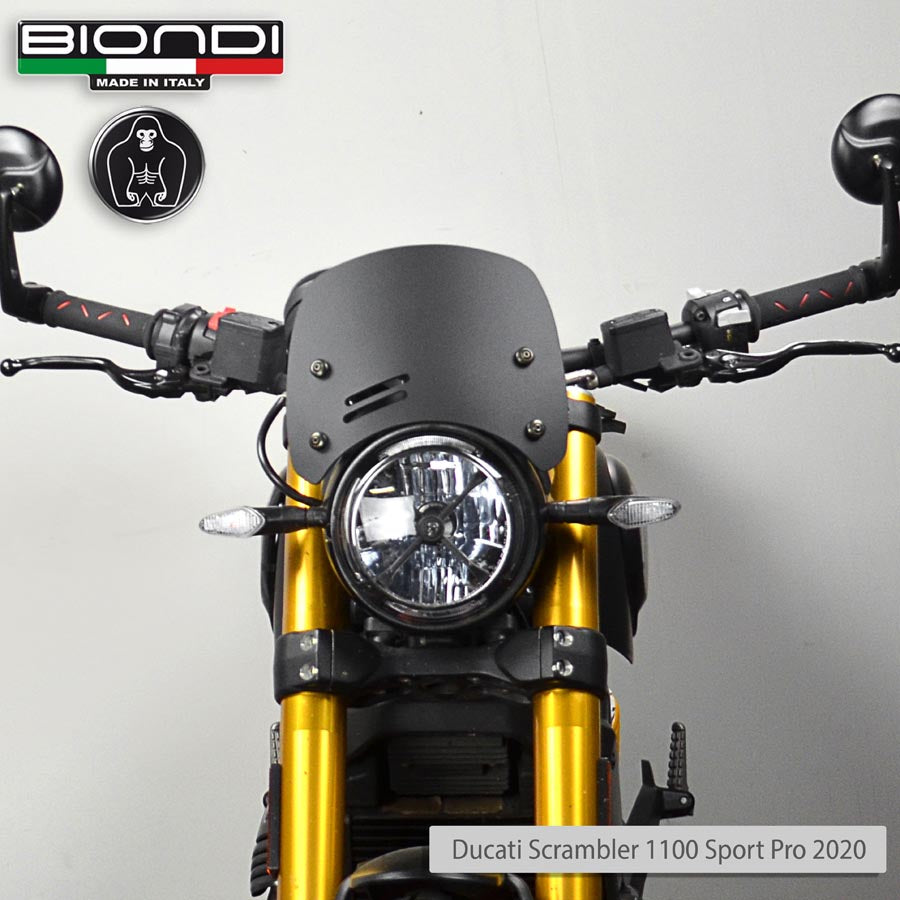 Biondi Cupolino Caffè Nero Satinato Ducati Scrambler 400/800/1100 - MPN 8010388