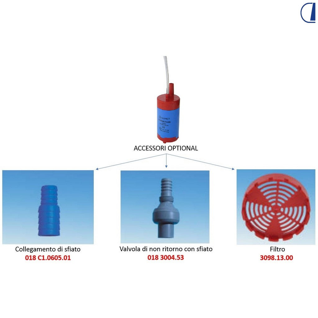 Di-Tec Pompa immersione Ocean Plus 12V 25 L/min