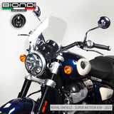 Biondi Cupolino Touring Trasparente Royal Enfield Meteor 350, Interceptor 650, Continental GT 650, Super Meteor 650